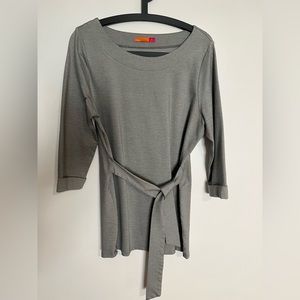 ava dressy Tunic Top gray XL